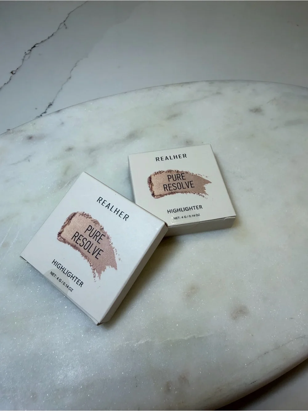 RealHer Pure Resolve Highlighter - Champagne Glow- Lot of 2